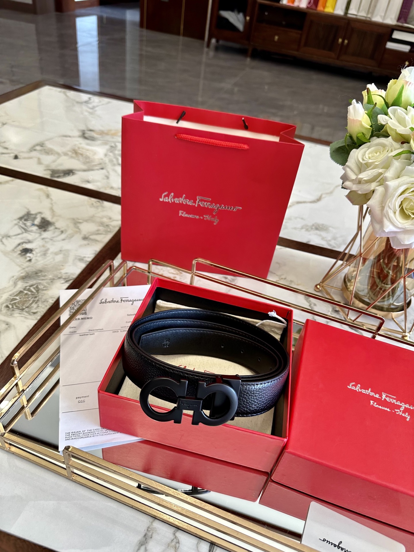 Ferragamo belt model 11